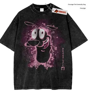 Courage the Cowardly Dog Vintage Animated T-Shirt for Fans, Unisex S-5XL