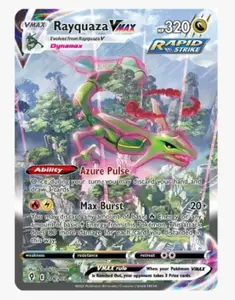 Rayquaza Vmax Alt Art, Single Raw Card ( Evolving Skies )
