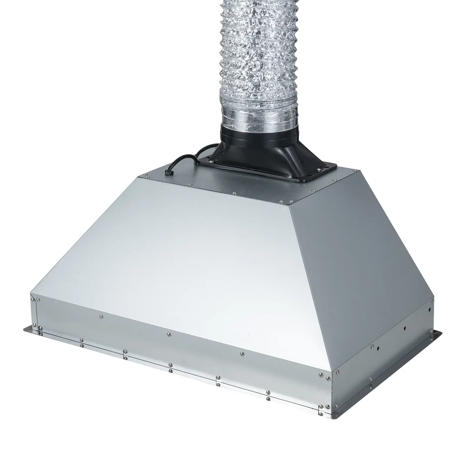 COSTWAY - 30 Inch Under Cabinet Range Hood with 4 Fan Speeds and Baffles Filters-Silver