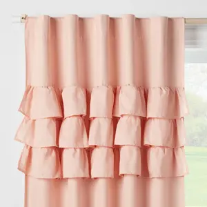 Ruffle Blackout Kids' Curtain Panel - Pillowfort Ruffle Blackout Kids' Curtain Panel - Pillowfort