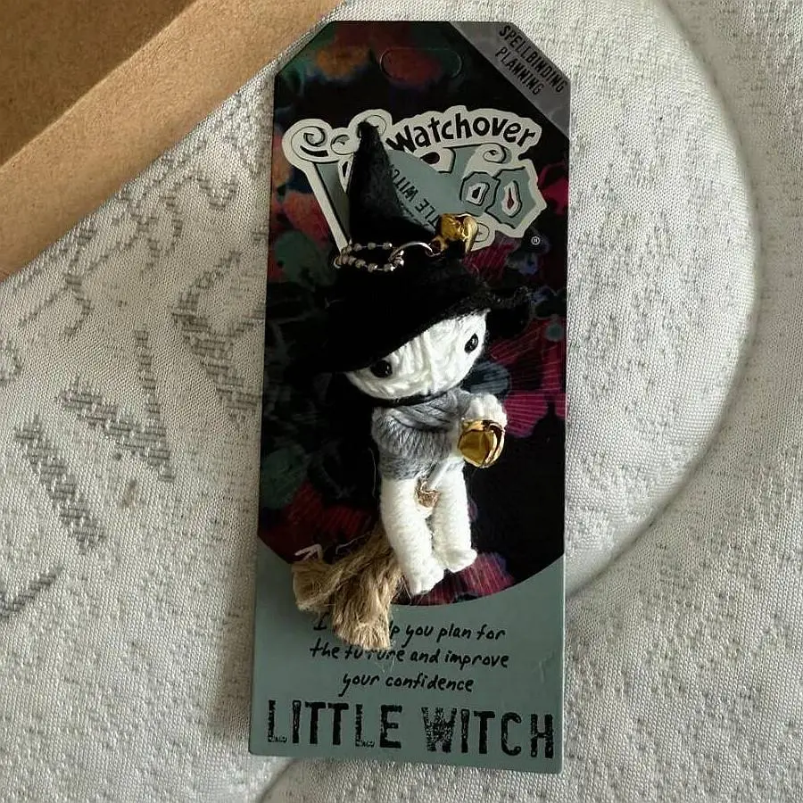 Watchover Voodoo The Exam Passer Handwoven Thread-Wrapped Mummy Keychain Decor Collectible Pendant for Well-being
