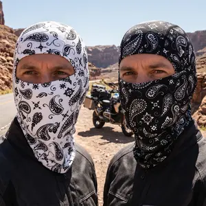 2PCS Cooling UV Face Cover Balaclava Neck Gaiter Breathable Sun Mask Protection for Cycling Running Fishing Hiking Outdoor Gear Gift for Men Women Riders Summer Essential Father's Day Gift