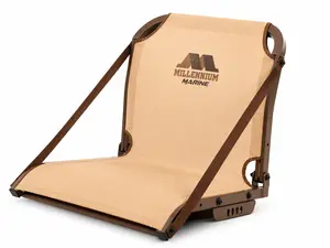 Millennium B100TN Folding Boat Seat Comfortable Marine Fishing Seat