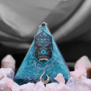 Scorpio Pyramid Crystal Candle Scented with The intoxicating, sometimes deadly quality of a lily