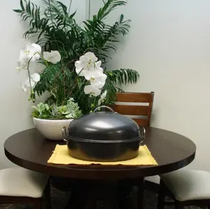 Gibson Home Kenmar 5-Quarts Steel Roaster - Complete Kitchen Tool Set for Versatile Cooking and Food Preparation - Block