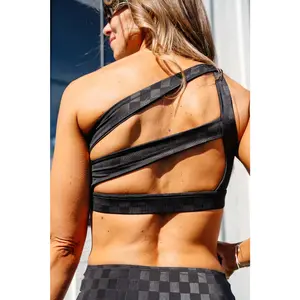 Asymmetric Bikini Top - Gym to Swim