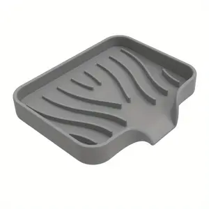 1pc Premium Soap Dish, Soap Dish for Bar Soap, Easy To Clean, Soft Silicone Soap Holder, Self Draining Soap Tray for Shower, Bathroom, Kitchen, Bathtub, Keep Soap Dry, Extend Soap Life, Soap Saver, Bathroom Accessories