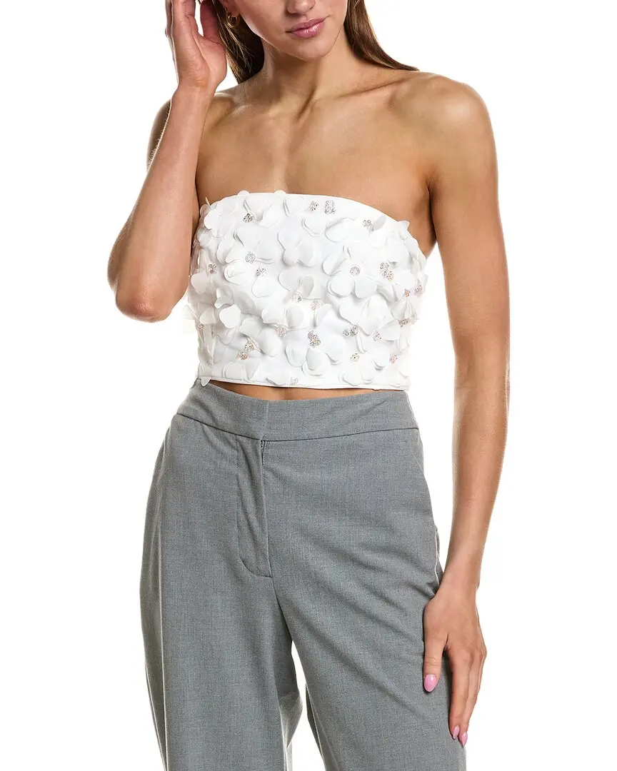Endless Rose 3D Floral Bandeau Top