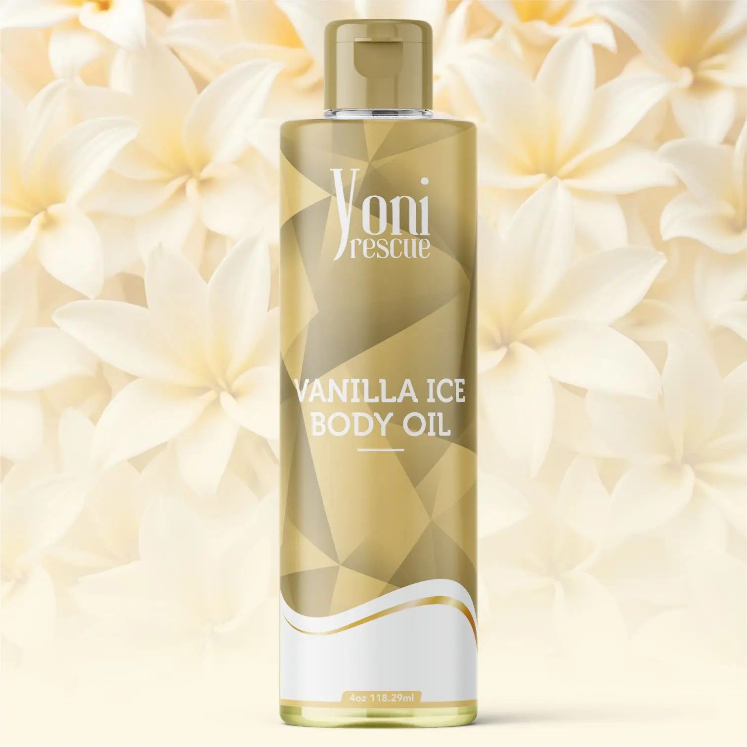 Vanilla Ice Body Oil 4oz - 4-Hour Fast-Absorbing with Apricot, Jojoba, Avocado & Vitamin E Oils - Moisturizing & Hydrating Body Care Daily