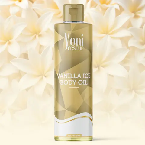 Vanilla Ice Body Oil 4oz - 4-Hour Fast-Absorbing with Apricot, Jojoba, Avocado & Vitamin E Oils - Moisturizing & Hydrating Body Care Daily