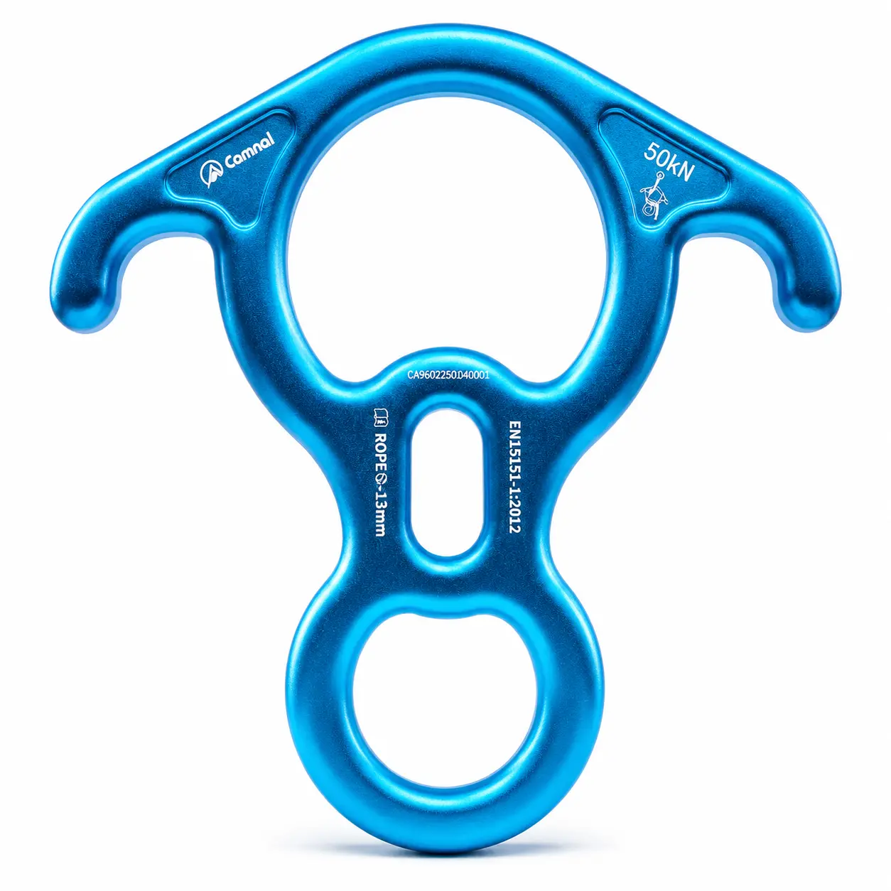 Durable Aluminum Alloy Figure 8 Descender - Lightweight, Strong Belay & Rappel Hardware for Climbing, Caving, Outdoor Adventures, Essential Rope Control Gear for Outdoor Enthusiasts, Mountaineering, Unisex, Adults