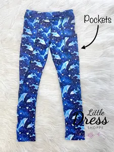 Dolphin Heart Leggings