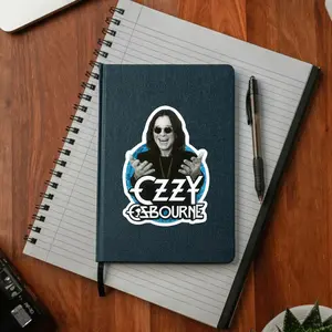 Ozzy Osbourne Vinyl Sticker, Rock Legend Band Sticker, Classic Ozzy Art Decal for Laptop, Guitar Case, Fans