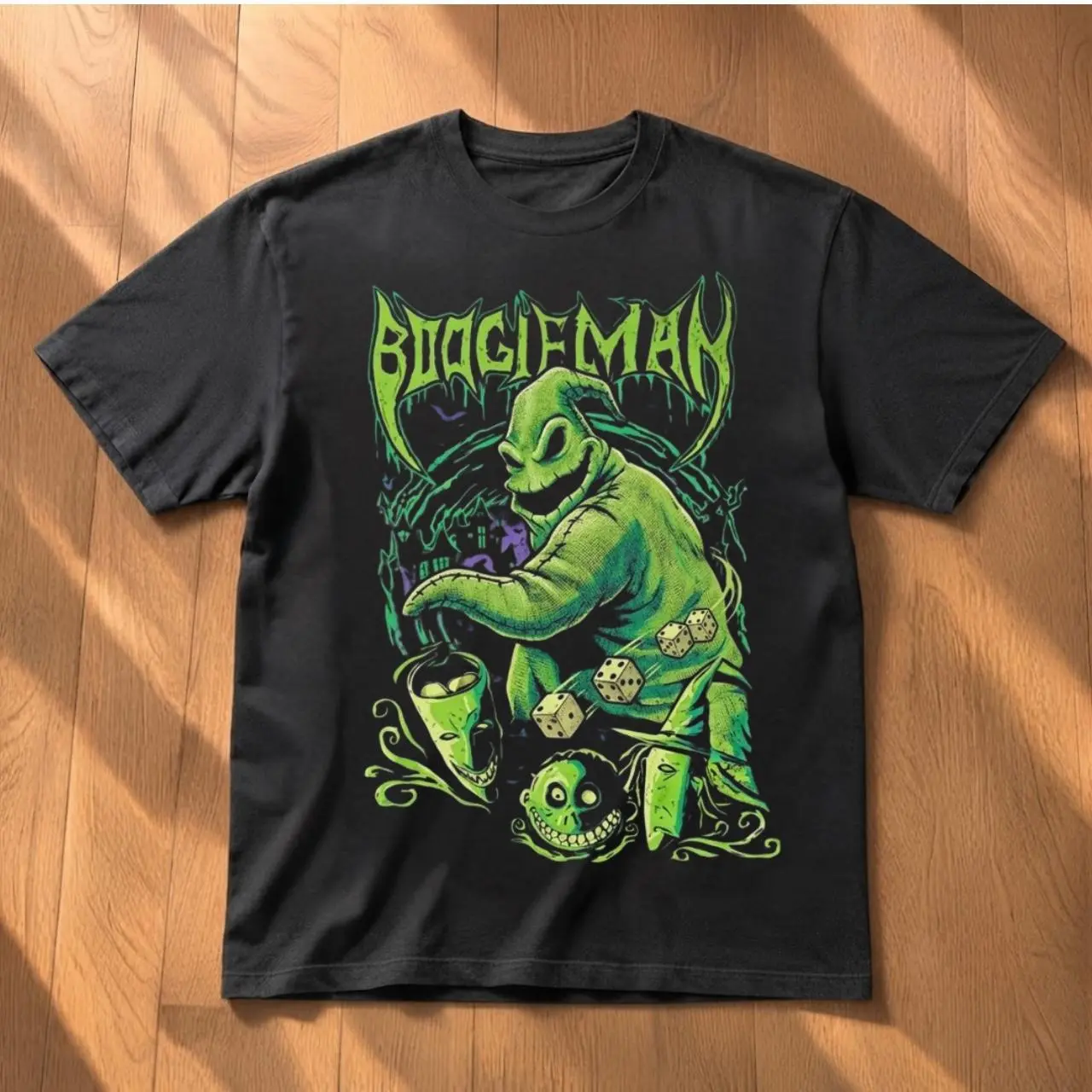 Biggie Smalls Green Monster Graphic T-Shirt, Notorious BIG Vintage Hip Hop Rap Printed Tee, Heavyweight Cotton Graphic Tee
