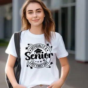 Officially a senior last first day shirt, senior 2025