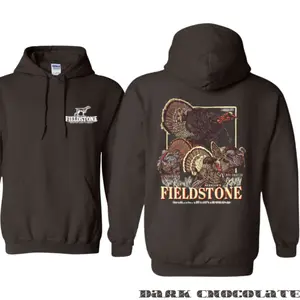 Fieldstone Turkey Species Hoodie – Wild Turkey Graphic Sweatshirt, Southern Hunting Pullover, Osceola to Merriam’s Guide, Unisex Gift for Outdoorsmen fall  clothing streetwear Menswear Bird