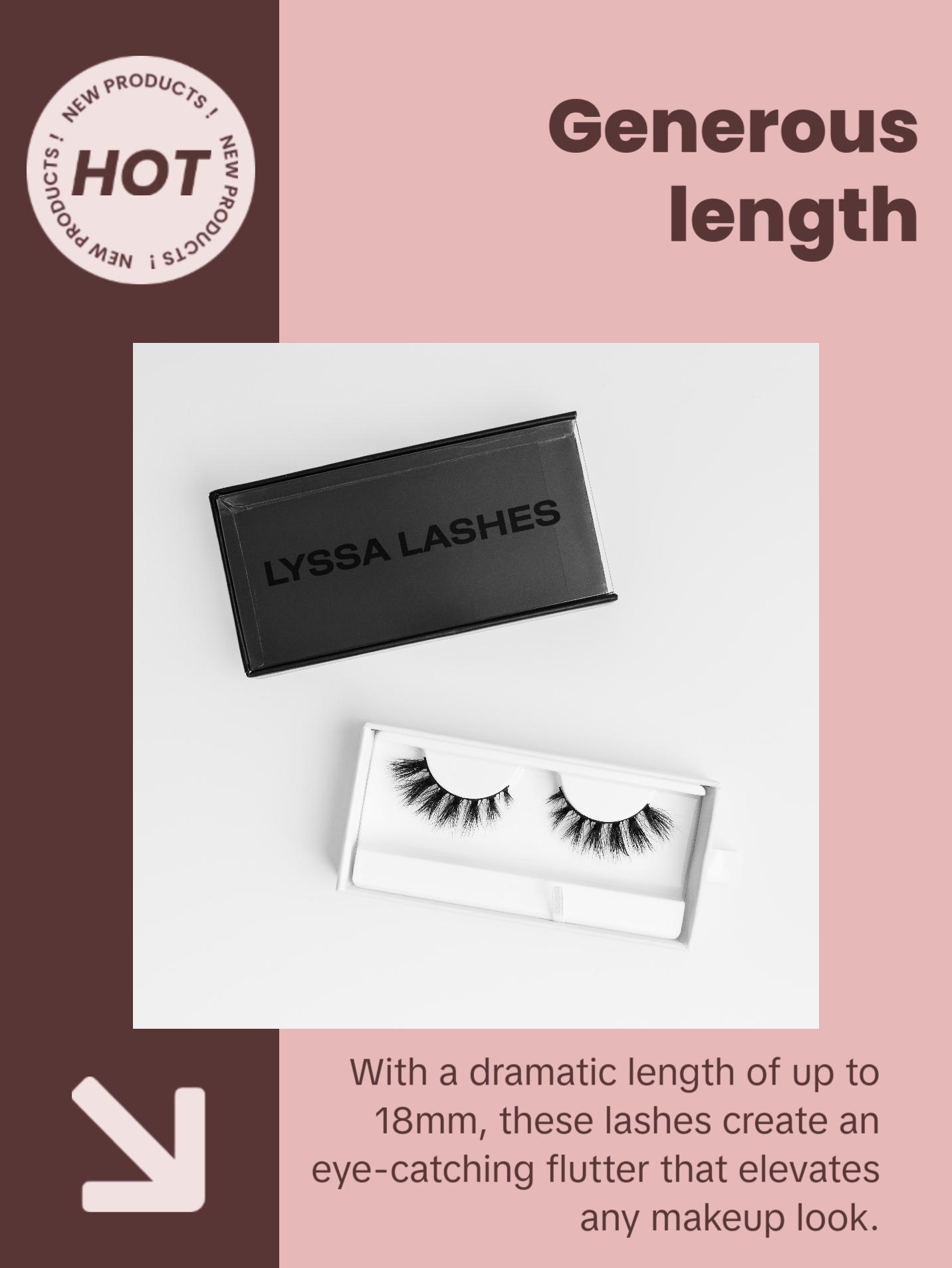 Lyss | 3D Mink Strip Lashes