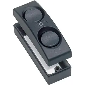 1101-BK On/Off Double Interior Switch, Black