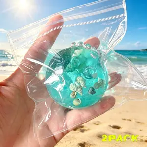 2 Pcs Shell Stress Relief Toy, Squeeze Fidget Toy for Kids & Adults, Anxiety Relief Sensory Toy, Birthday Gift, Fidget Squishy