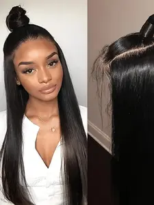 Fashion Ultra-Soft 26 Inch Lace Front Wig, Natural Hairline Wig, Straight Hair, High Density 180%, Pre-Bleached, Daily Use, All Seasons
