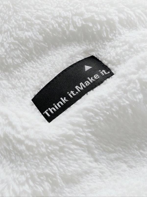 Men's Loose Tribal Pattern Fleece Jacket, Warm Thick Lamb Fur Coat, Camo Print, High Neck Full Zip Outerwear, Winter Street Style