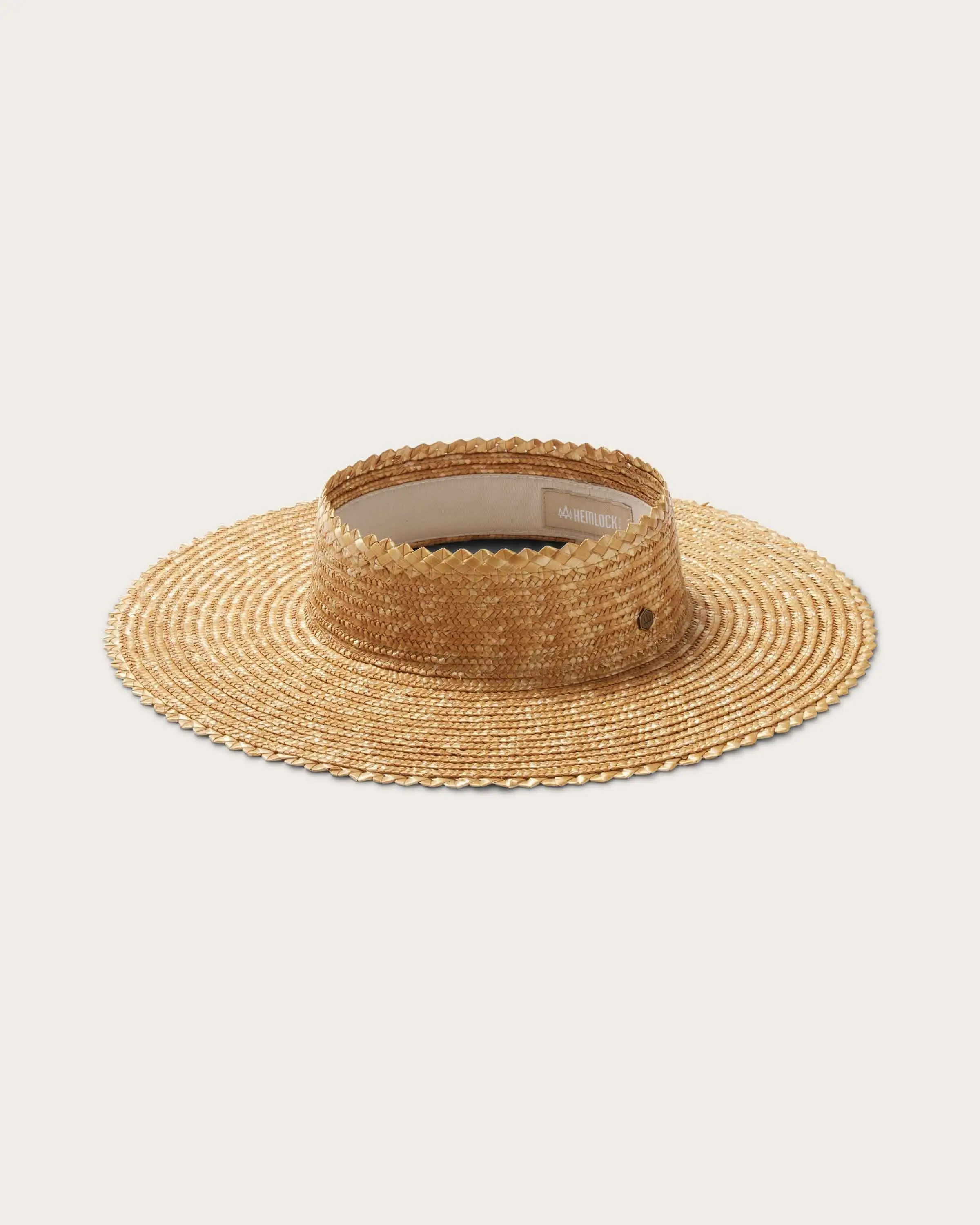 Tropez Honeycomb Visor Panama Hat, Fashion Clothes Accessory, Beach Style Hat, Beach Style Hats