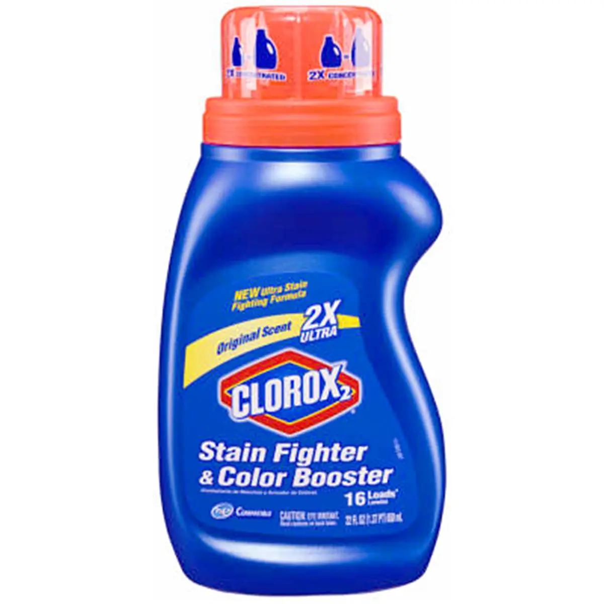 212 MAIN Clorox 30036 2x Ultra Stain Fighter & Color Booster Concentrated Stain Treater, Liquid Cleaner, Ultra Brightener, Original Scent, 22oz Household Pet Odor Remover for Clothes