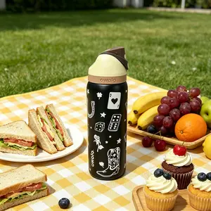 Owala FreeSip Good Luck Edition 32 oz Portable Insulated Tumbler - Vacuum Drinkware Flask with New Design, Ideal for Camping, Travel, Office, Flasks