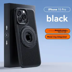 MagSafe Wave Heat Dissipation Case for iPhone| 2-in-1 Ring & 4 Classic Colors (Fits 12-17) mobile cover pc unique fashion