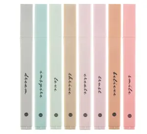 8-Pack Pastel Bible Highlighters – Soft Chisel Tip, No-Bleed, Quick-Dry Markers for Bible Study, Journaling & Accessories