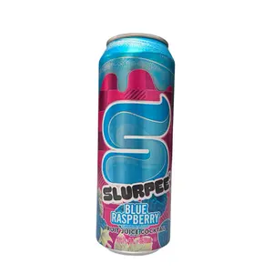 Limited-Time Arizona Blue Raspberry Slurpee Flavored Fruit Juice Cocktail, 1 Can (22 fl oz)