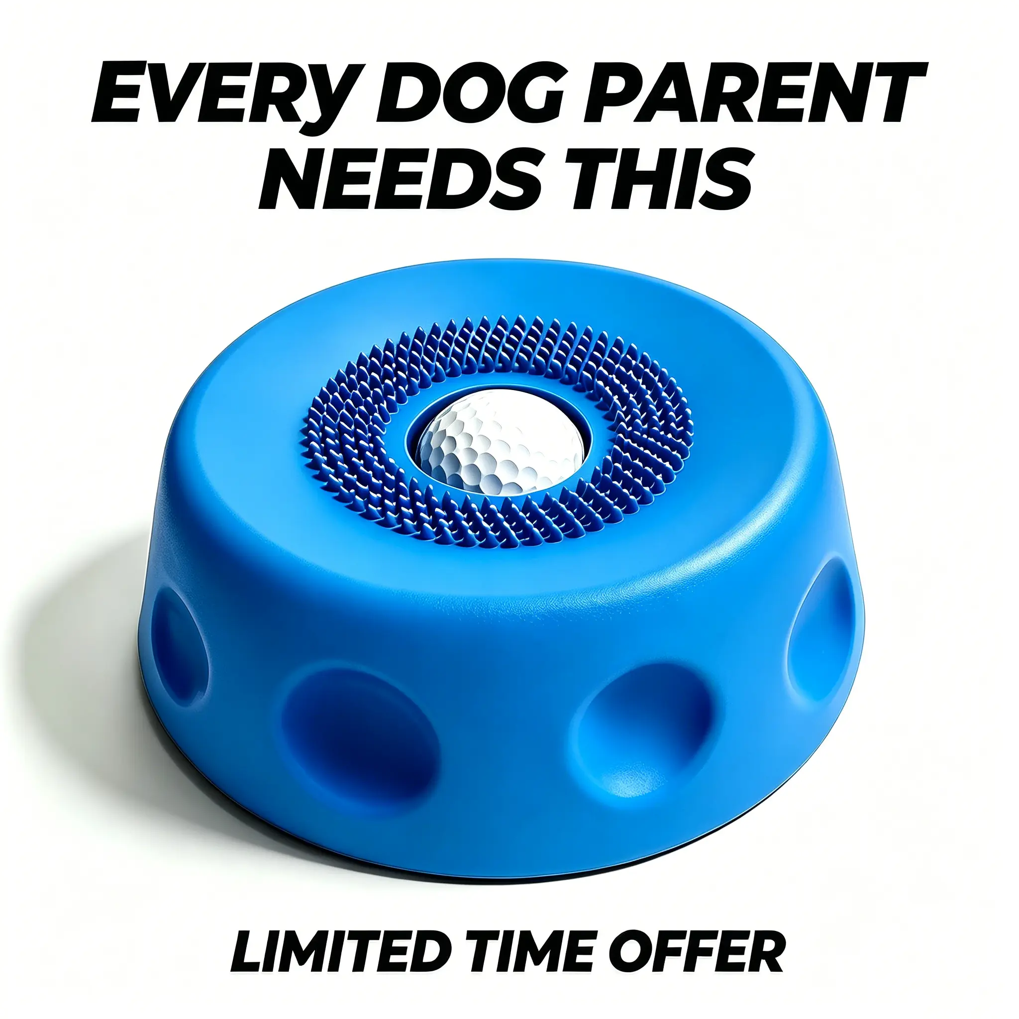 Cc Pets Slow Feeder Anti-Choking Dog Bowl for Fast Eaters - Prevents Gulping & Bloat, Dual Silicone Non-Slip Feeding Tray with Strong Suction, Food Grade Silicone, Dishwasher-Safe Easy-to-Clean for All Dog Breeds (Wet & Dry Food)