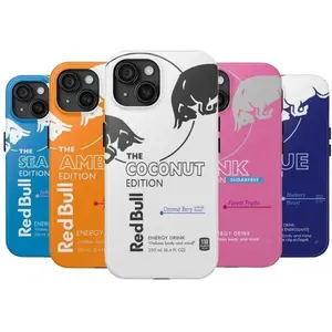 [SALE 50%] Colorful RedBull Energy Drink Two In One Drop Resistant Mobile Phone Case Protection Shockproof For