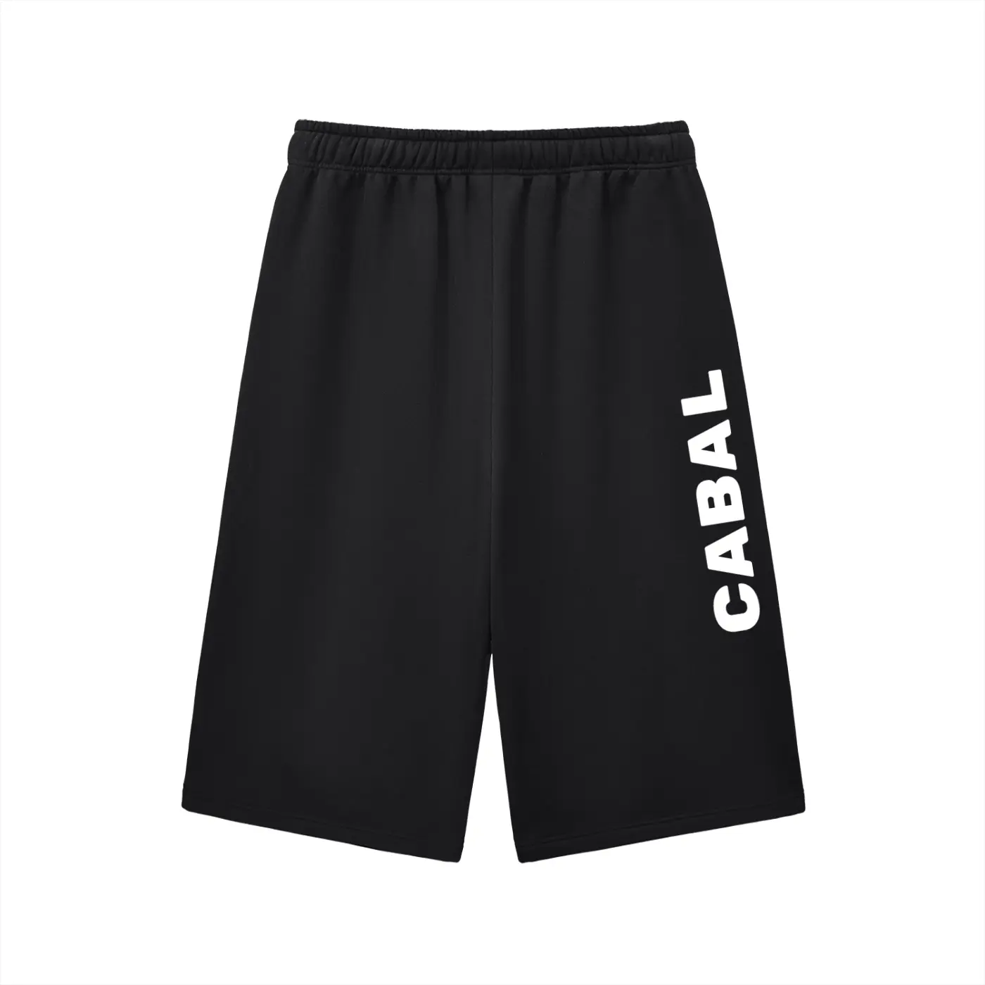 Cabal Tompkins Houses Relaxed Three-quarter Sweat Shorts Black