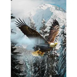 Fabric Hoffman Awakening Call of the Wild 31.25x42" Quilt Panel Y5774-736