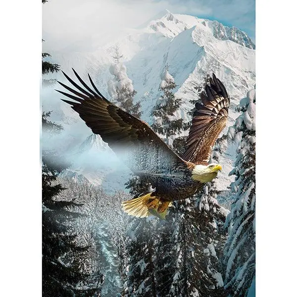 Fabric Hoffman Awakening Call of the Wild 31.25x42" Quilt Panel Y5774-736