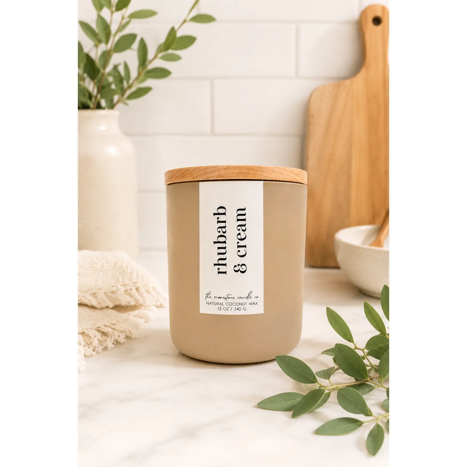 Coconut Wax Wooden Wick Candle