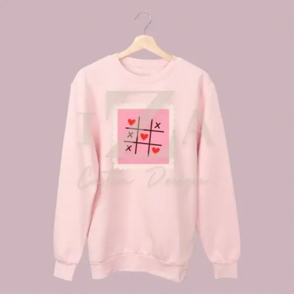 XO Pink Sweatshirt - Pink San Valentine