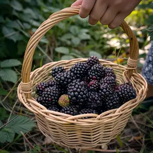 Blackberry Seeds - Easy to Grow Fruit Plant with High Germination Rate Ideal for Year-Round Planting Juicy Sweet Berries for Home Garden Patio Balcony & Indoor Outdoor Growing All Seasons