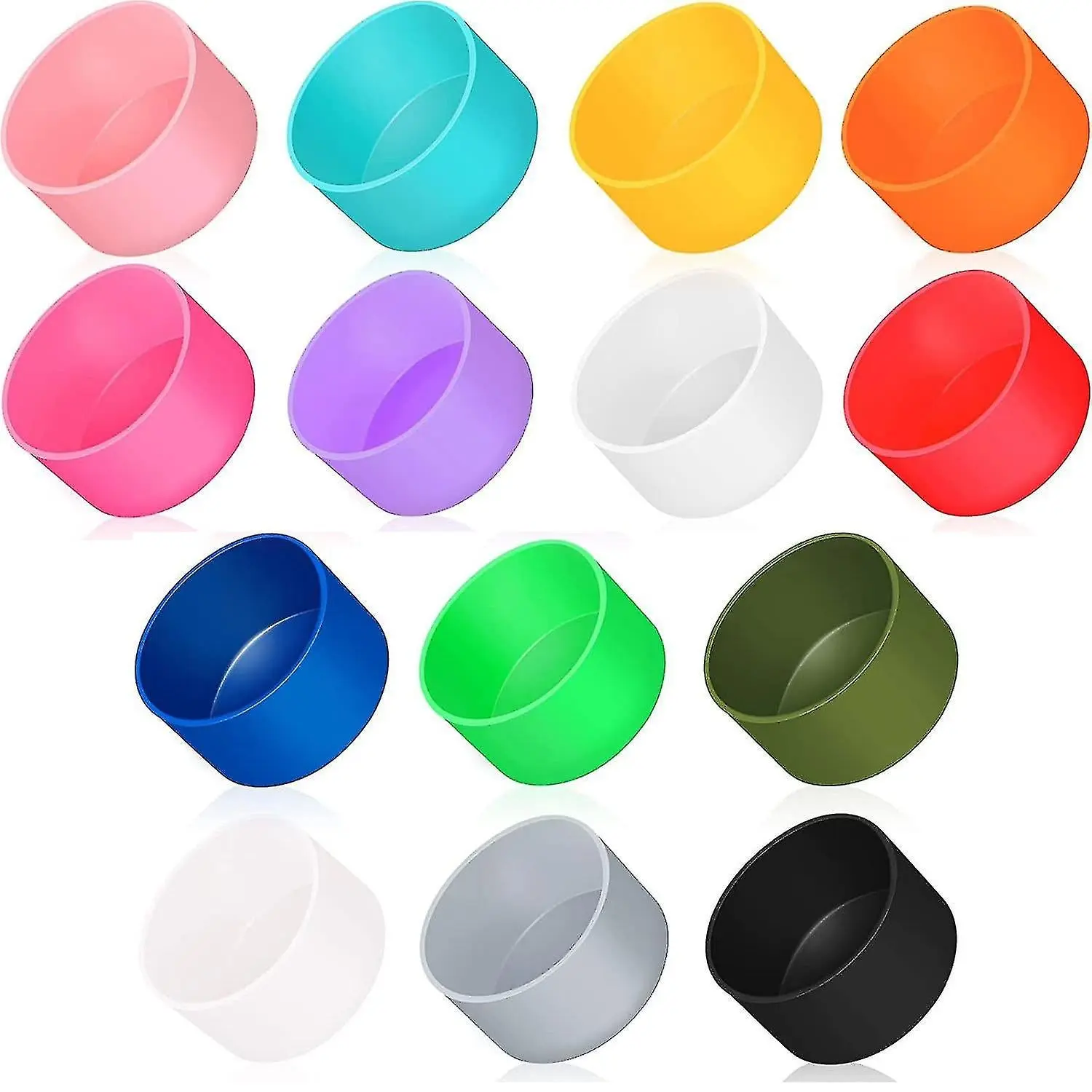 Colored Silicone rubber boot coaster Protector for 30oz & 40oz style tumblers