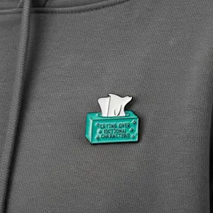 Crying Over Fictional Characters Pin