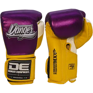 Boxing Pro Gloves Velcro Danger Mx Lakers