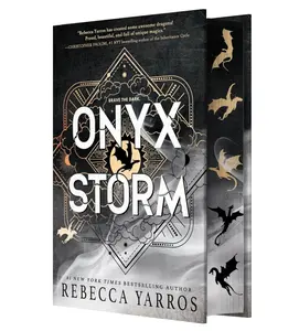 Onyx Storm (Deluxe Limited Edition) (The Empyrean, 3) Hardcover – January 21, 2025, Gift for reader, Book lover,  Fantasy Books