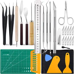 28 PCS Precision Craft Tools Set Vinyl Weeding Tools Kit for Weeding Vinyl DIY Art Work Cutting Hobby Scrapbook