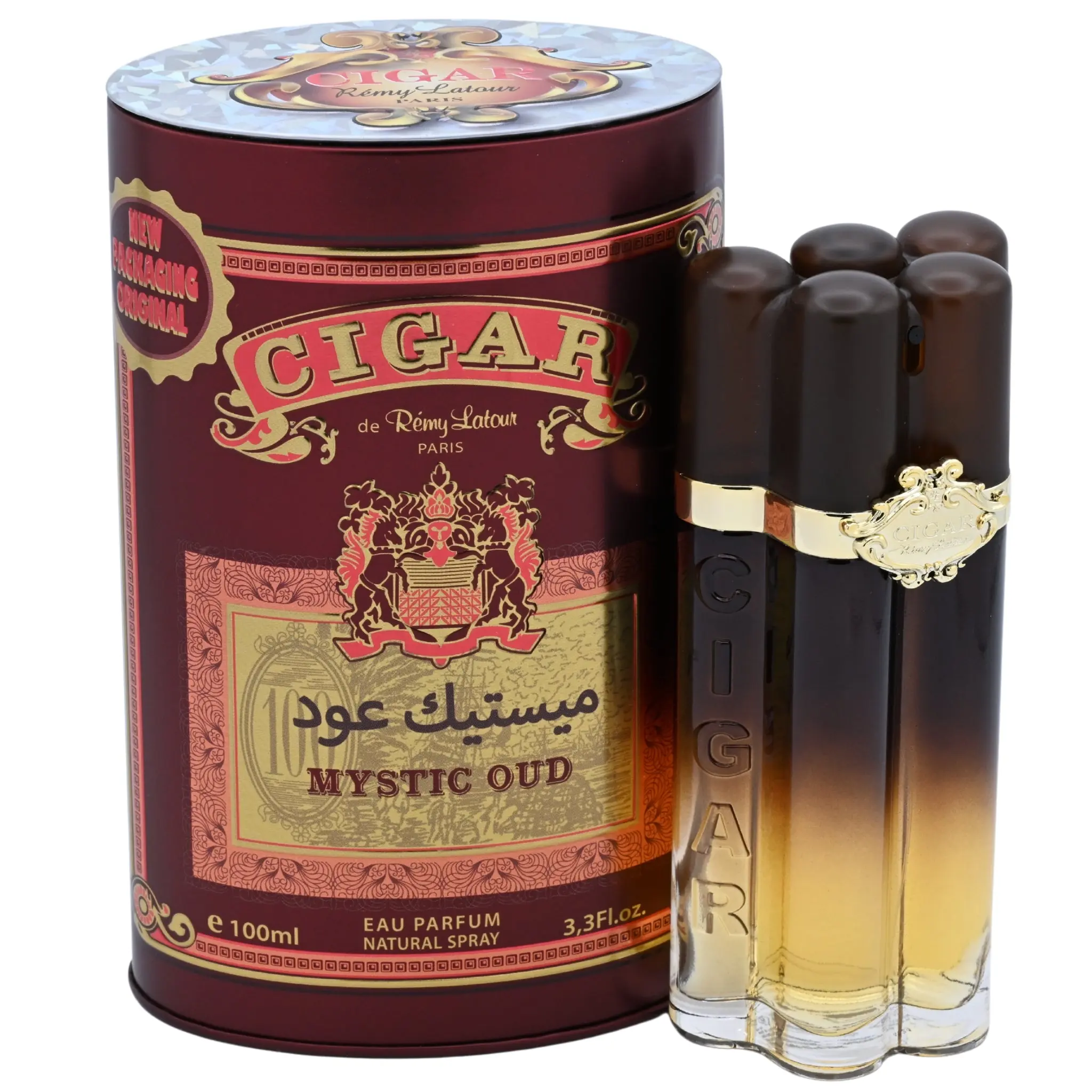 Remy Latour Cigar Mystic Oud Eau de Parfum (EDP) Spray for Men 3.3 oz / 100 ml New in Box