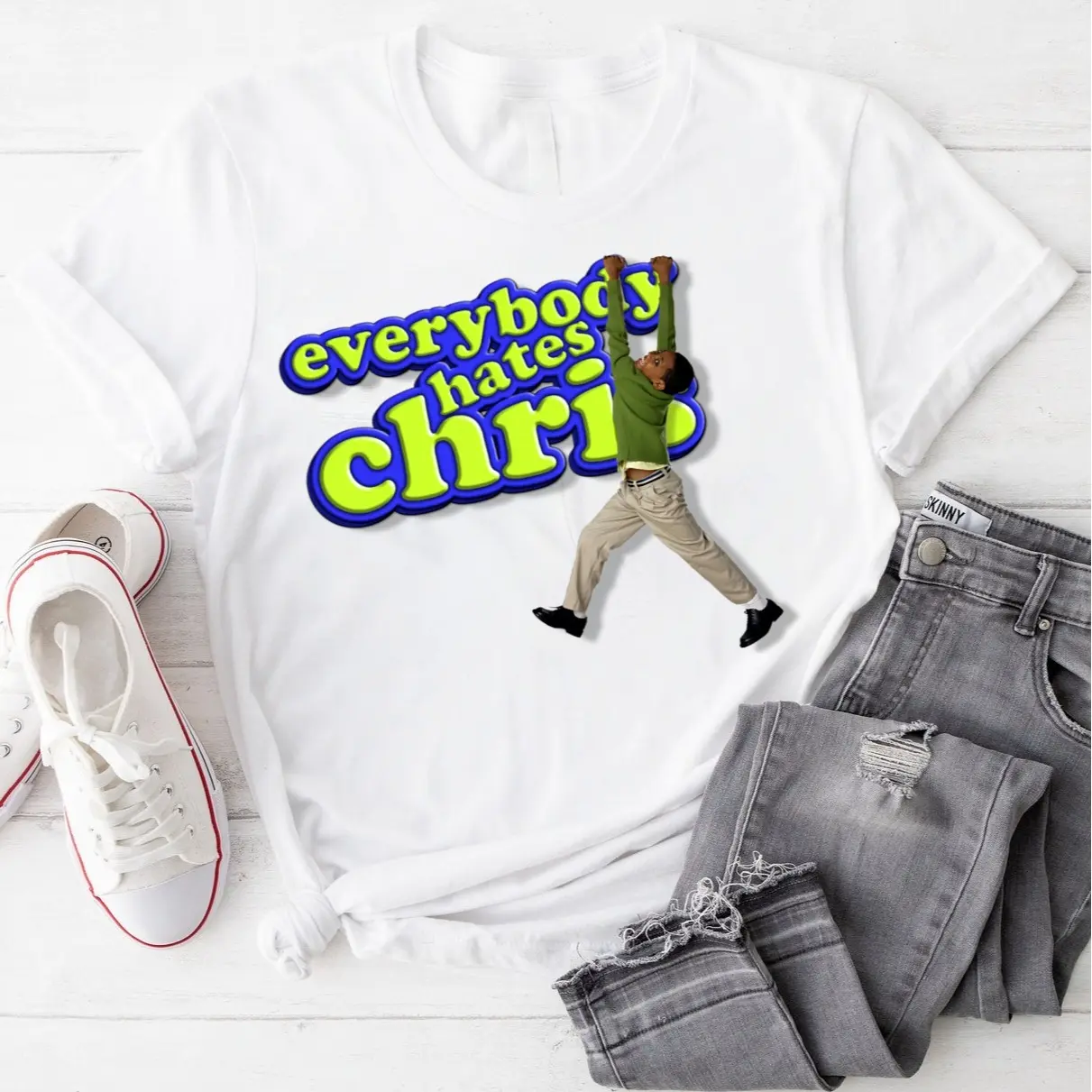 Everybody Hates Chris Shirt, Funny Chris Sitcom Tee Shirt, 90s Old School Shirt, Everybody Hates Chris Fans Shirt, Sitcom Lovers Shirt