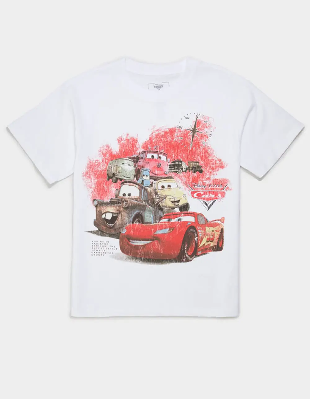 DISNEY Pixar Cars Lightning McQueen And Friends Boys Tee