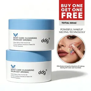 [ddg Official Shop]ddg Makeup Remover Cleansing Balm 50 ml| Hypoallergenic Gentle Face Wash | Zero Pore Deep Cleanser & Blackhead Control | Hydrating Double Cleanse | Non-Comedogenic for Sensitive Skin & Glass Skin