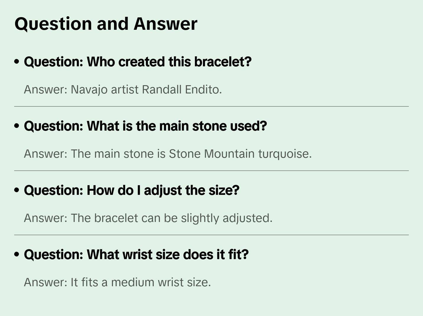 Native American Jewelry Stone Mountain Turquoise Cuff Bracelet