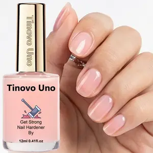 Tinovo Uno New Arrival 12ml No.1 Pink Nail Hardener, Nail Strengthening Serum, Nail Strengthening Nail Care Oil, Quick-dry Nourishing Nail Care Product, Nail Care Strengthener for Women & Girls, Original Brand Logo